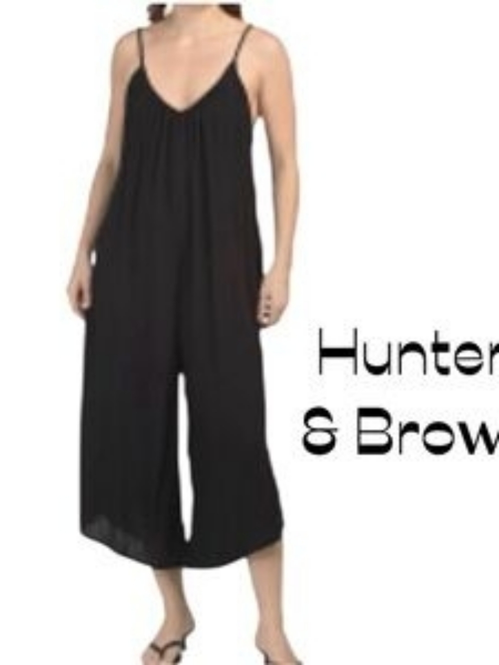 hunter&brown Black Jumpsuit Size L